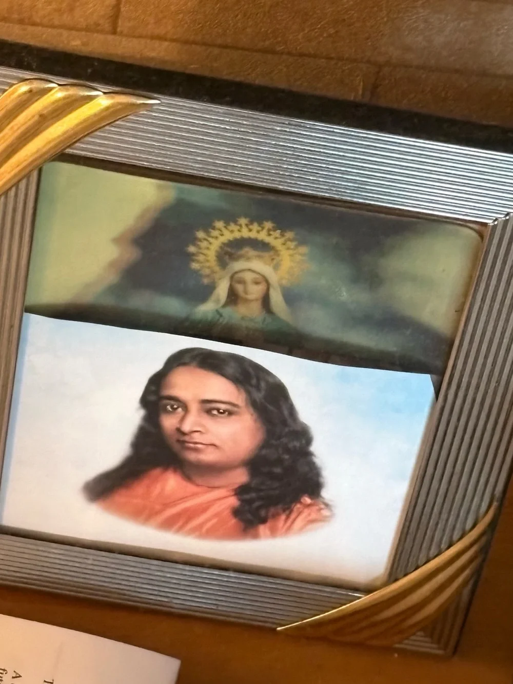 Decorative Silver and Gold Photo Frame - Home Accents